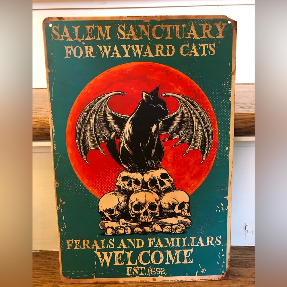 Salem Black Cat Wall Decor